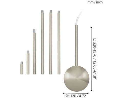 Удлинитель кабеля Extention 88969 Eglo