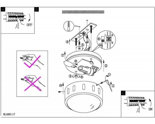 Точечный светильник Chiron 89118 Eglo