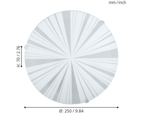 Настенно-потолочный светильник Mars 1 89239 Eglo