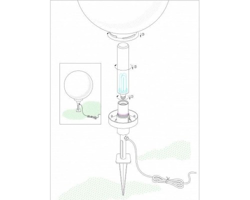 Наземный светильник Terraluna 89582 Eglo