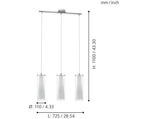 Подвесной светильник Pinto 89833 Eglo