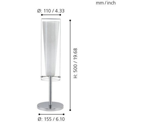 Настольная лампа Pinto 89835 Eglo