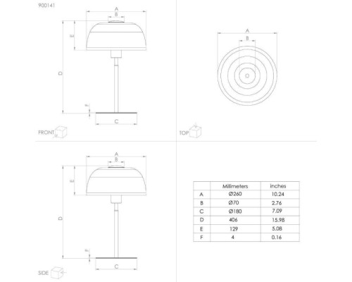 Интерьерная настольная лампа Solo 2 900141 Eglo
