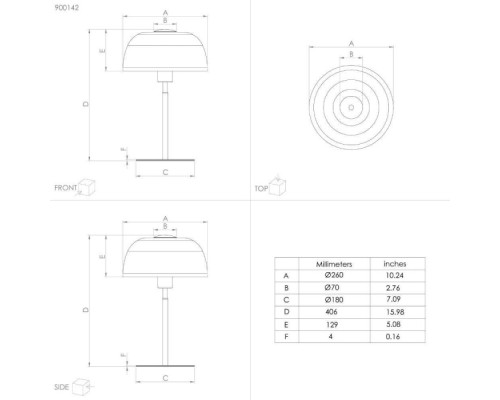 Интерьерная настольная лампа Solo 2 900142 Eglo