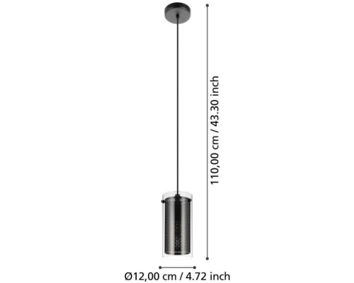 Подвесной светильник Pinto Textil 1 900341 Eglo