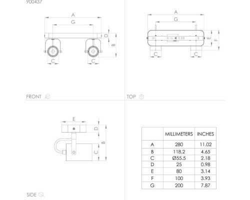 Спот CAYUCA 900437 Eglo