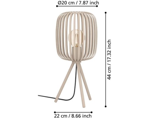 Интерьерная настольная лампа Romazzina 900521 Eglo