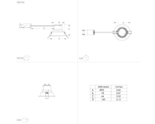 Точечный светильник SALICETO 900746 Eglo