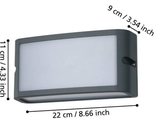 Настенный светильник уличный CAMARDA 900808 Eglo