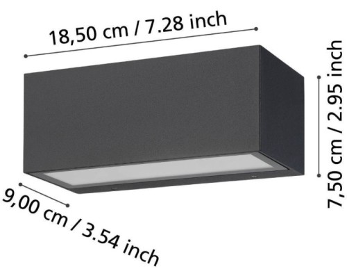 Архитектурная подсветка SPONGANO 900885 Eglo
