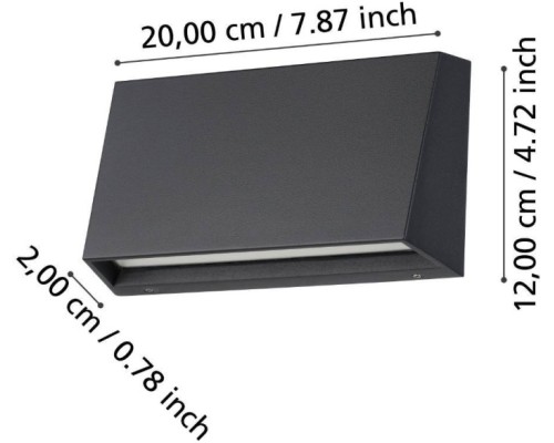 Архитектурная подсветка SPONGANO 900887 Eglo