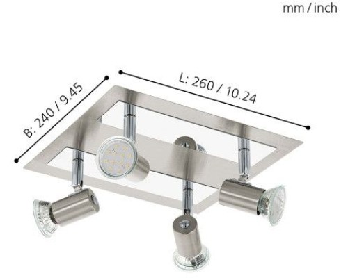Спот Rottelo 90916 Eglo