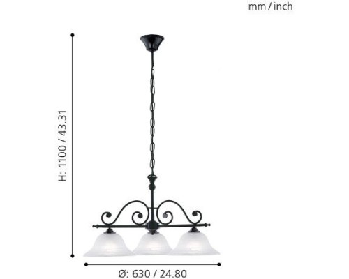 Подвесная люстра Murcia 91005 Eglo