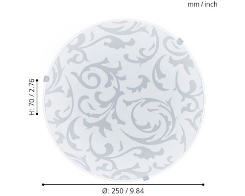 Настенно-потолочный светильник Mars 91236 Eglo