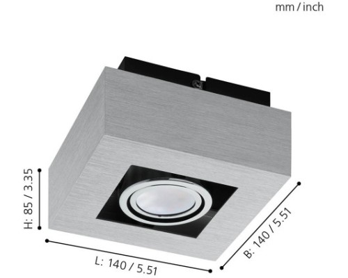 Потолочный светильник Loke 1 91352 Eglo