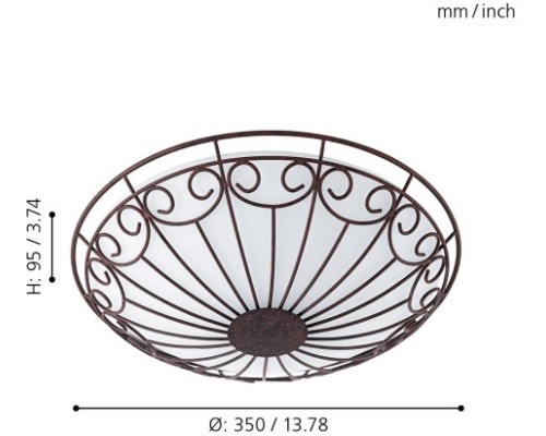 Настенно-потолочный светильник Colti 92143 Eglo