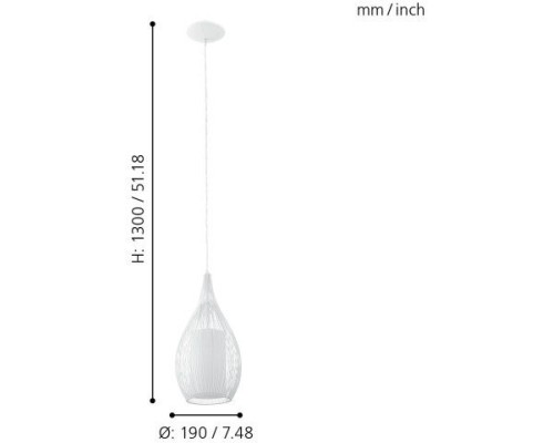Подвесной светильник Razoni 92251 Eglo