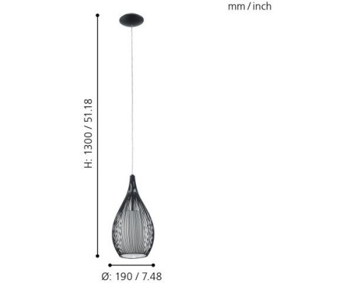 Подвесной светильник Razoni 92252 Eglo