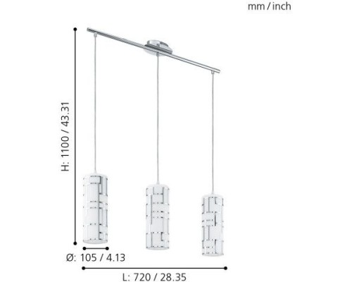 Подвесной светильник Bayman 92563 Eglo