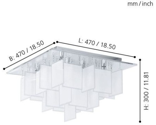 Потолочный светильник Condrada 1 92727 Eglo