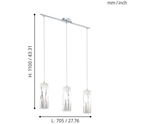 Подвесной светильник Rivato 92741 Eglo