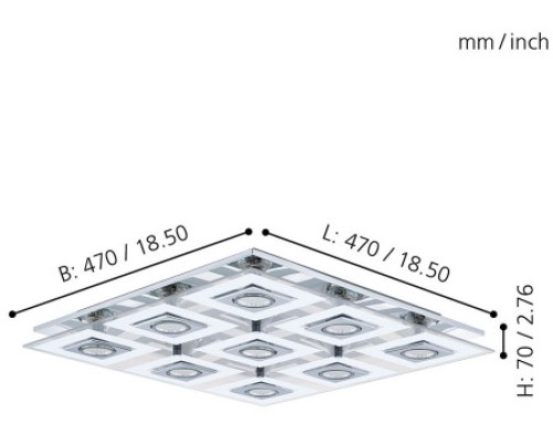 Настенно-потолочный светильник Cabo 92877 Eglo
