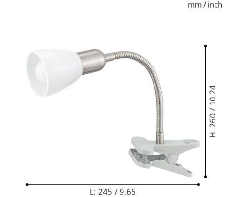 Настольная лампа Dakar 3 92932 Eglo