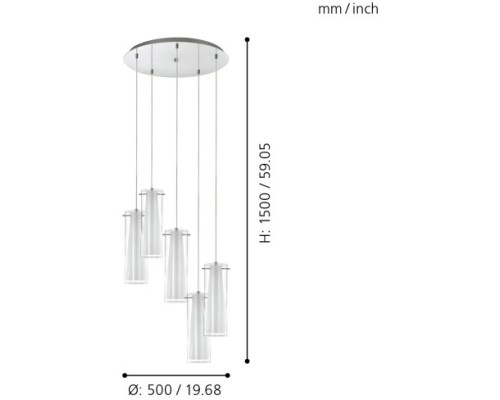 Подвесной светильник Pinto 93003 Eglo