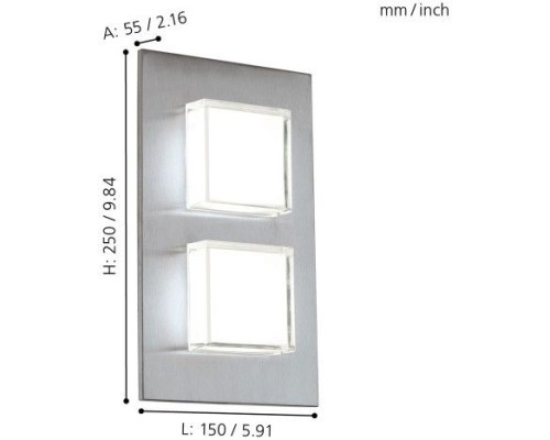 Настенный светильник уличный Pias 93365 Eglo