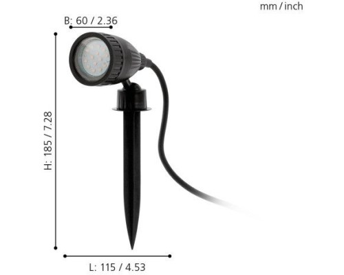 Грунтовый светильник Nema 1 93384 Eglo