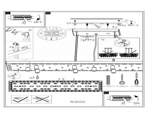 Подвесной светильник Calaonda 93423 Eglo