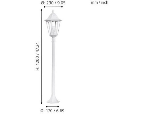 Наземный фонарь Navedo 93452 Eglo