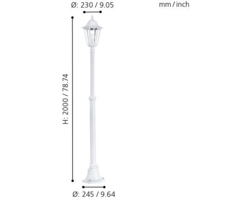 Наземный фонарь Navedo 93453 Eglo