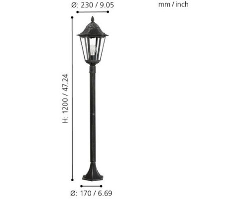 Наземный фонарь Navedo 93463 Eglo