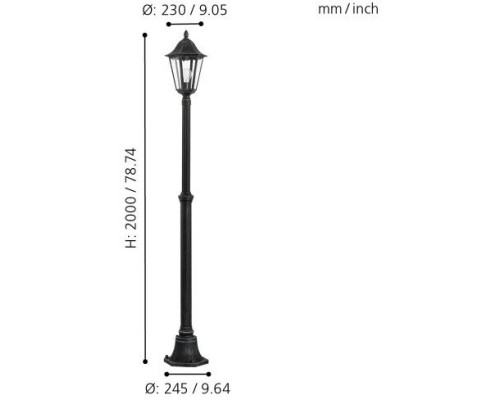 Наземный фонарь Navedo 93464 Eglo