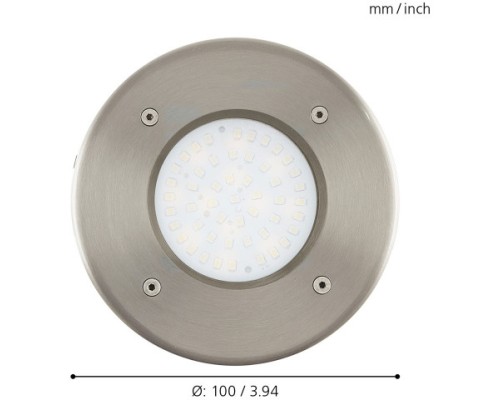 Встраиваемый светильник уличный Lamedo 93482 Eglo