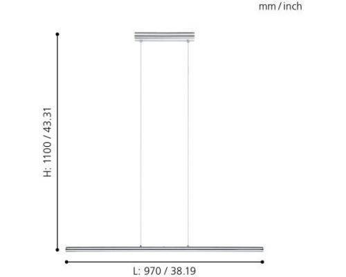 Подвесной светильник Terros 93565 Eglo