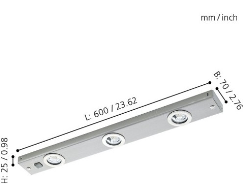 Точечный светильник Kob Led 93707 Eglo