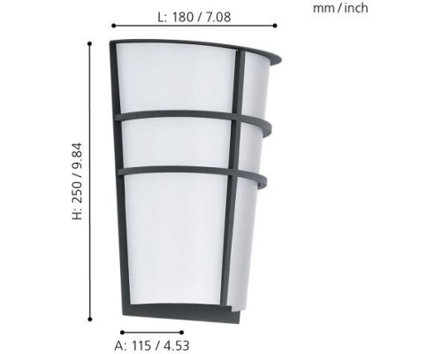 Настенный светильник Breganzo 94138 Eglo