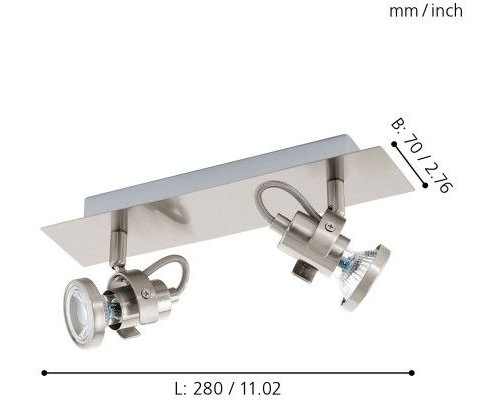 Спот Tukon 3 94145 Eglo