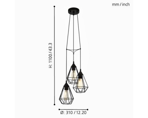 Подвесной светильник Tarbes 94191 Eglo