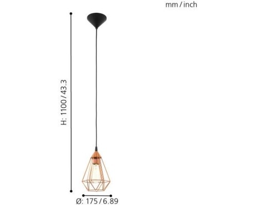 Подвесной светильник Tarbes 94193 Eglo