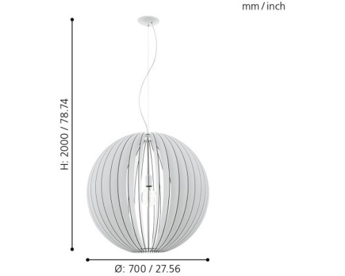 Подвесной светильник Cossano 94441 Eglo