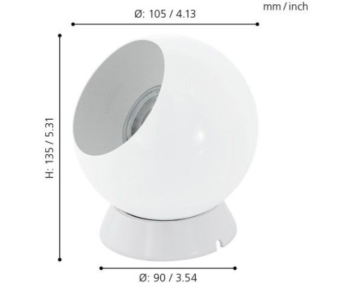 Настольная лампа Petto 1 94513 Eglo