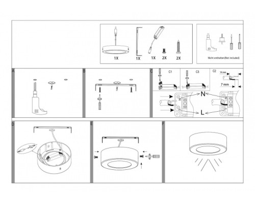 Точечный светильник Fueva 1 94525 Eglo