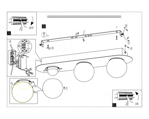Потолочный светильник Mosiano 94628 Eglo