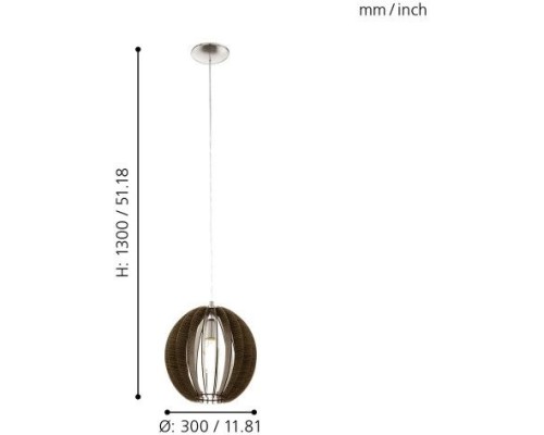 Подвесной светильник Cossano 94635 Eglo