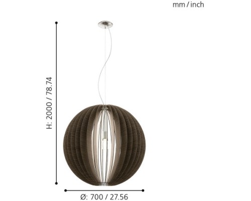 Подвесной светильник Cossano 94637 Eglo