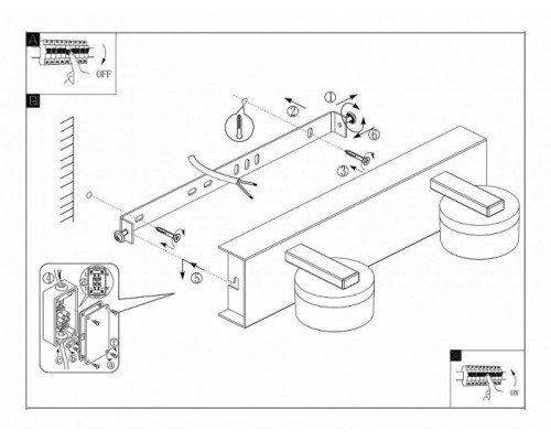 Настенный светильник Romendo 94652 Eglo