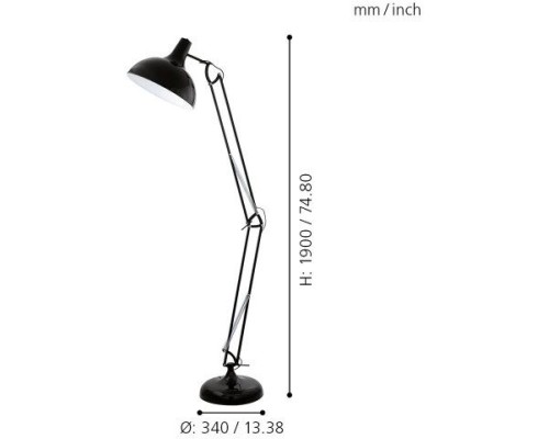 Торшер Borgillio 94698 Eglo